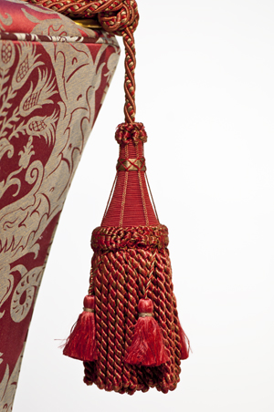 Parker and Farr Clement in Claret Damask 4